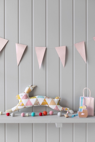 Tilda Patchwork Stoff Baumwolle - Creating Memories - Woven Tinystripe Pink